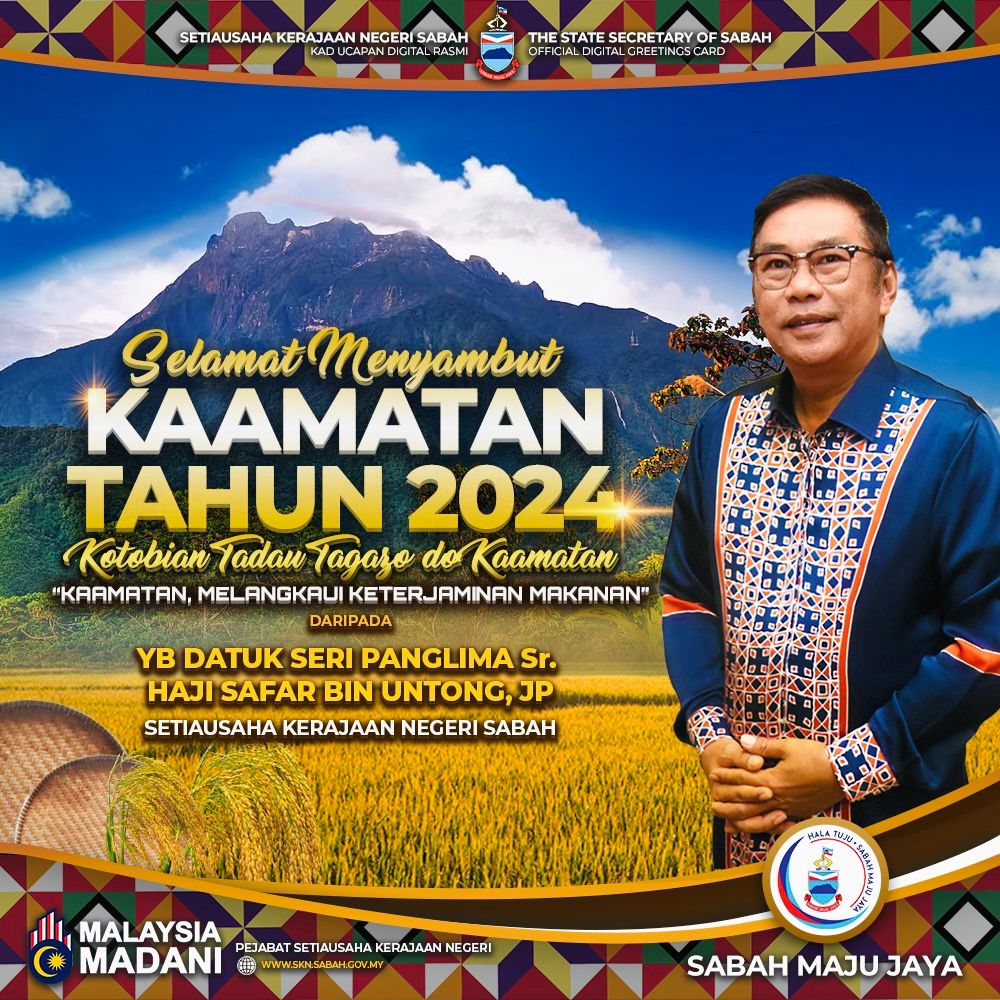 Selamat Menyambut Kaamatan Tahun 2024