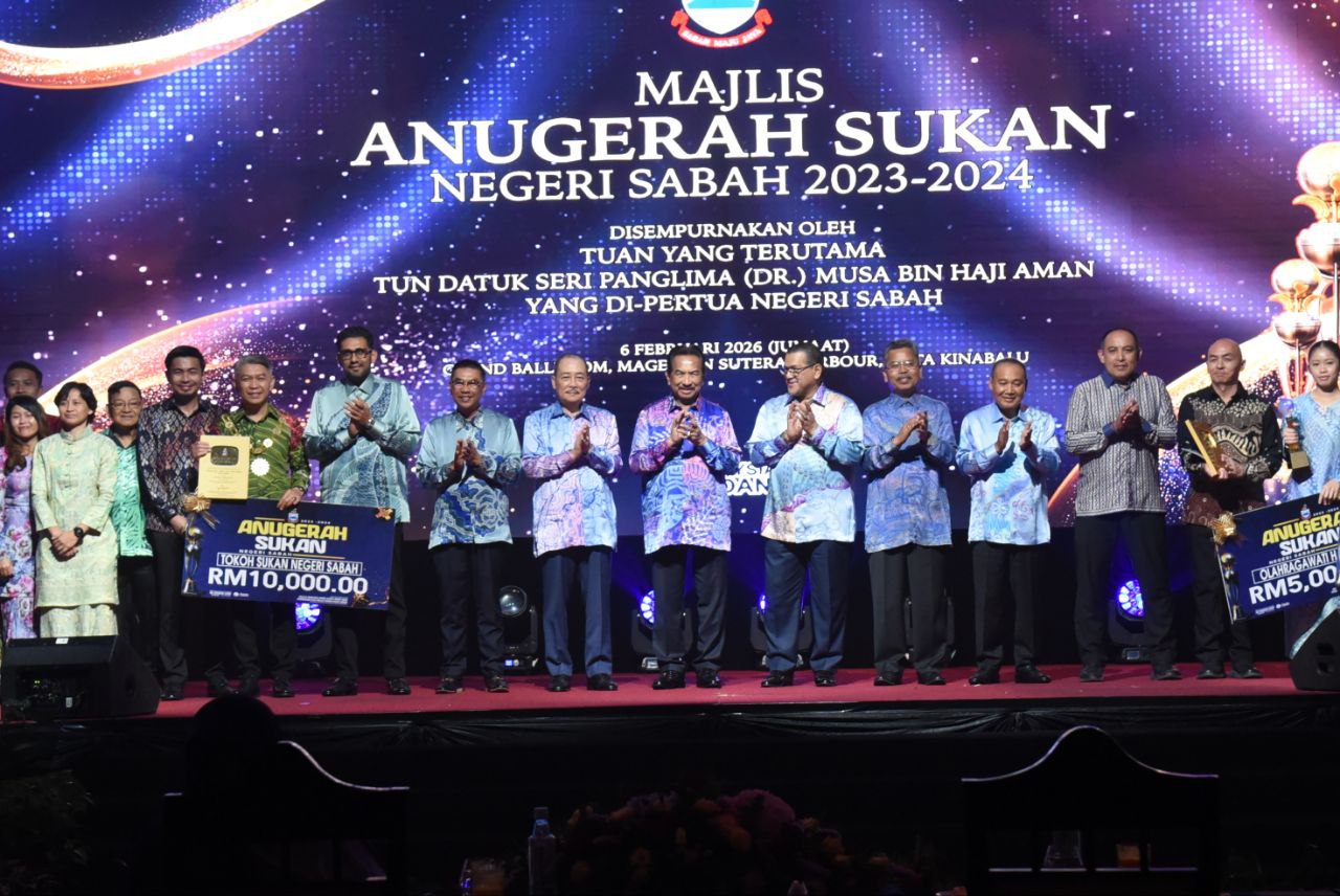 Kecemerlangan Sukan Sabah Disanjung dalam Majlis Anugerah Sukan Negeri