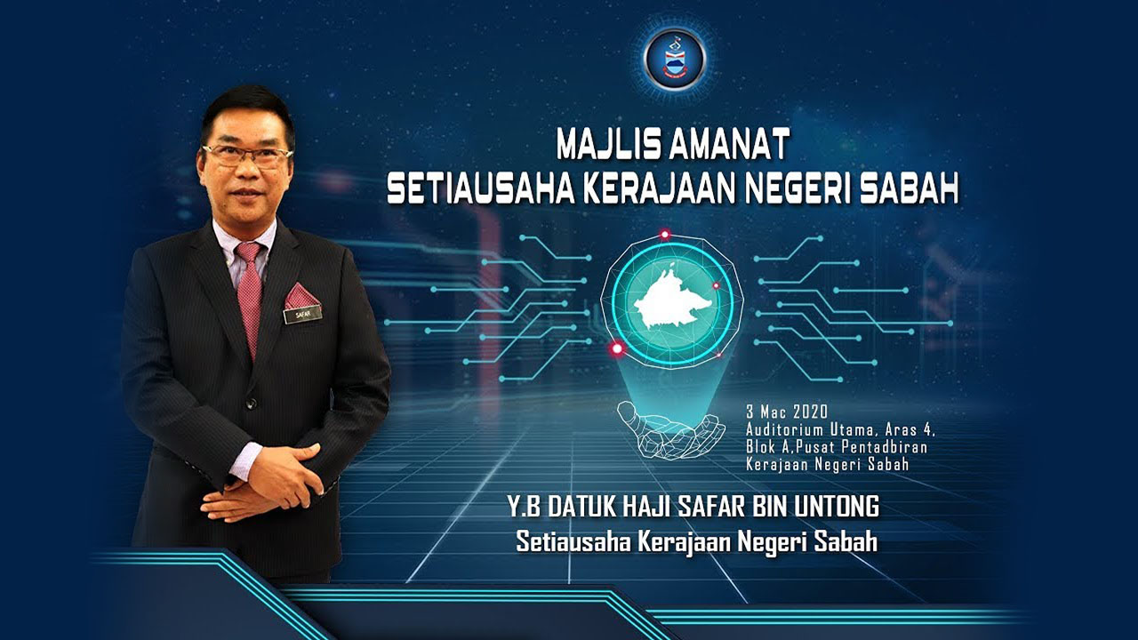 Amanat Setiausaha Kerajaan Negeri Sabah Tahun 2020