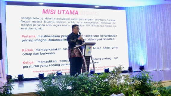 Majlis Pelancaran Pelan Antirasuah Organisasi (OACP) Jabatan Perikanan Sabah