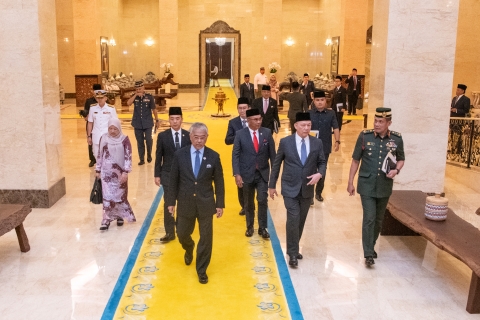 Majlis Menghadap Kebawah Duli Yang Maha Mulia Seri Paduka Baginda Yang di-Pertuan Agong