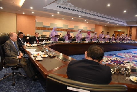 Majlis Angkat Sumpah dan Penyerahan Watikah Pelantikan Pengerusi dan Ahli-Ahli induk Majlis Penasihat Wanita Sabah (MPWS) Sesi 2023 - 2024